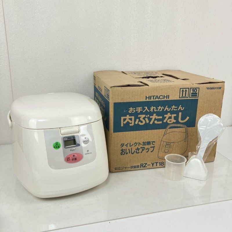 未使用】HITACHI 日立 ファジィ制御 炊飯器 炊飯ジャー RZ-YT18 18L 一 