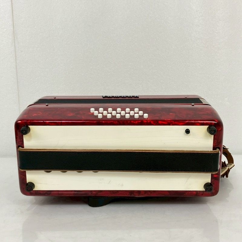 YAMAHA ヤマハ アコーディオン YA-18 25鍵盤 赤 8905 ケース付き