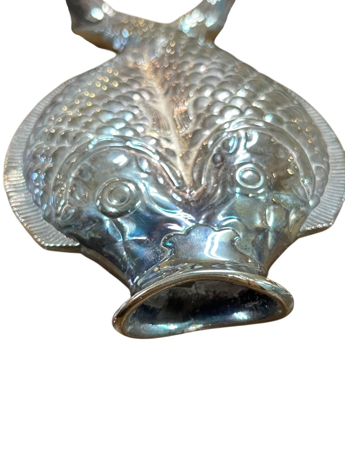花瓶 Christofle クリストフル 2匹 魚 花瓶花器 置物 銀製品 【公式通販】
