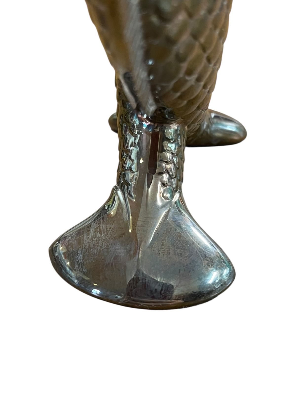 Christofle 花瓶 2匹の魚 クリストフル インテリア 銀メッキ