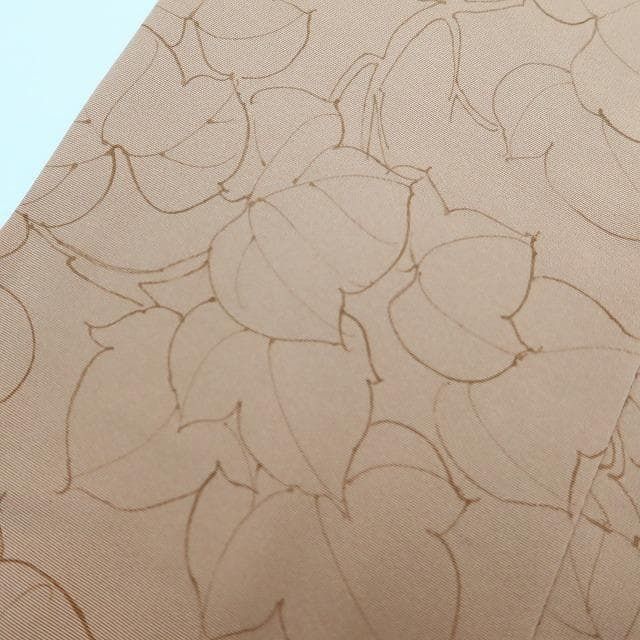 ✾まめ藤✾正絹 着物 トールサイズ カーキーに色づいた蔦の陰 ロング丈道行コート E 76