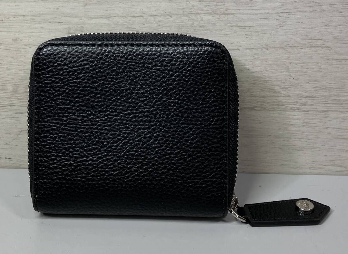 VIVIENNE WESTWOOD| PU GRAIN |黒 二つ折り財布