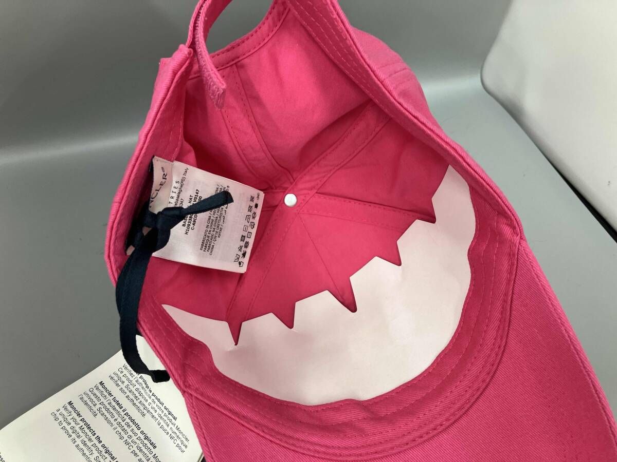 MONCLER BASEBALL HAT モンクレール キャップ ピンク - メルカリ