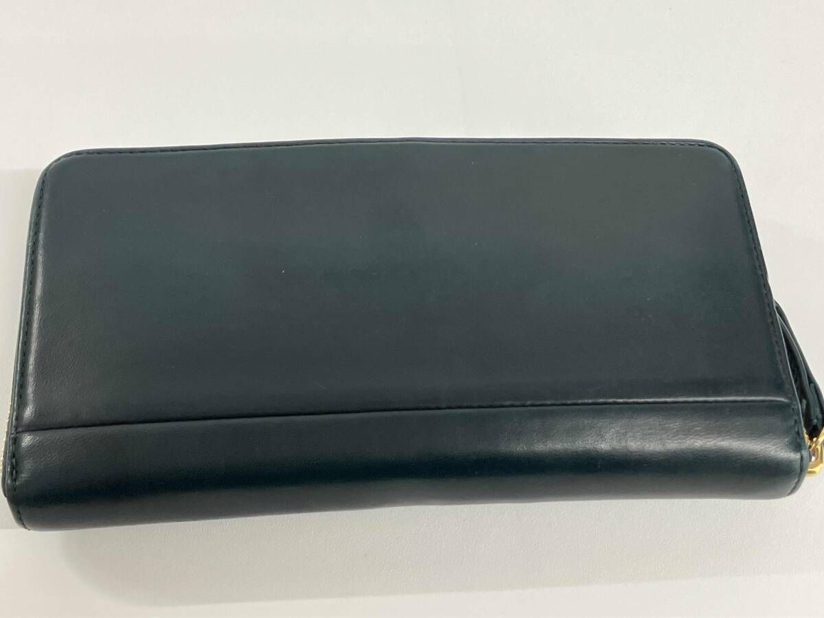 PORTER WISE LONG WALLET ポーター 長財布 341-01318 馬革 グリーン ラウンドジップ 蛇腹式