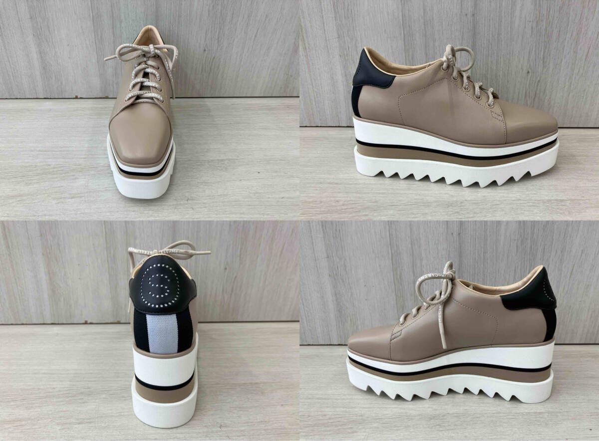  ステラ マッカートニー STELLA McCARTNEY スニークエリス ライトブラウン 厚底スニ-カ- サイズ36 その他 トップス