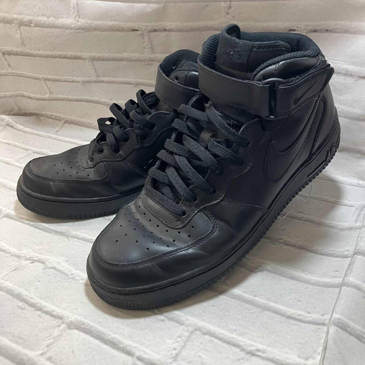 激安大特価，大得価 NIKE/ナイキ /Air Force 1 Mid / 315123-001 /スニーカー/表記サイズ28.5cm/ブラック スニーカー