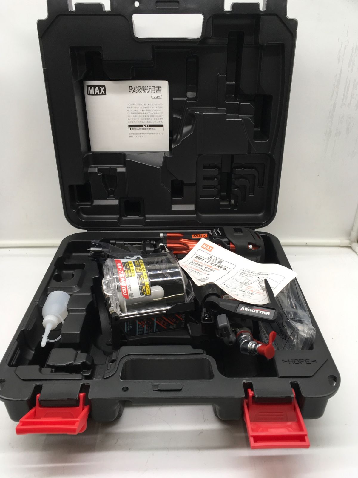 電動工具・エア工具 未使用☆MAX&frasl;マックス 75mm高圧釘打機