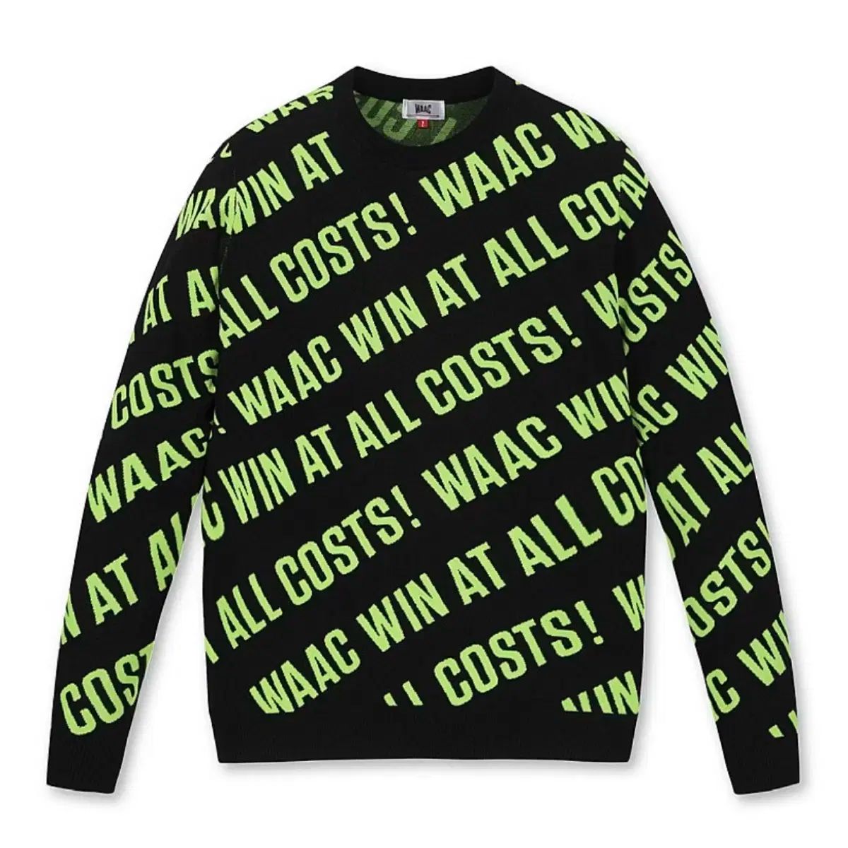 ワックWAAC メンズ ゴルフウェア ラウンド ニット セーター