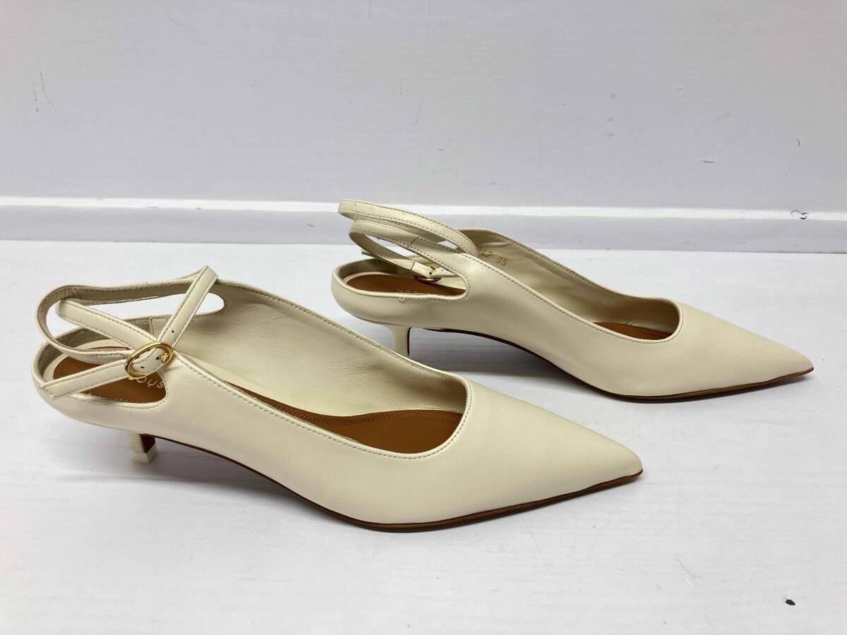 NEOUS ネオアス 41-100-46-020377 パンプス クリーム色 412 アンクル