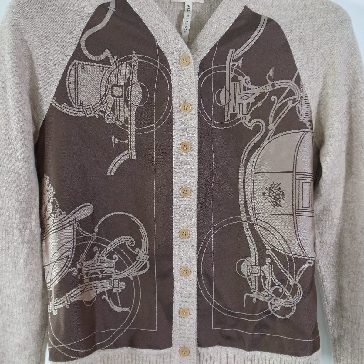 HERMES エルメス マルジェラ期 シルク×カシミヤ スカーフニット