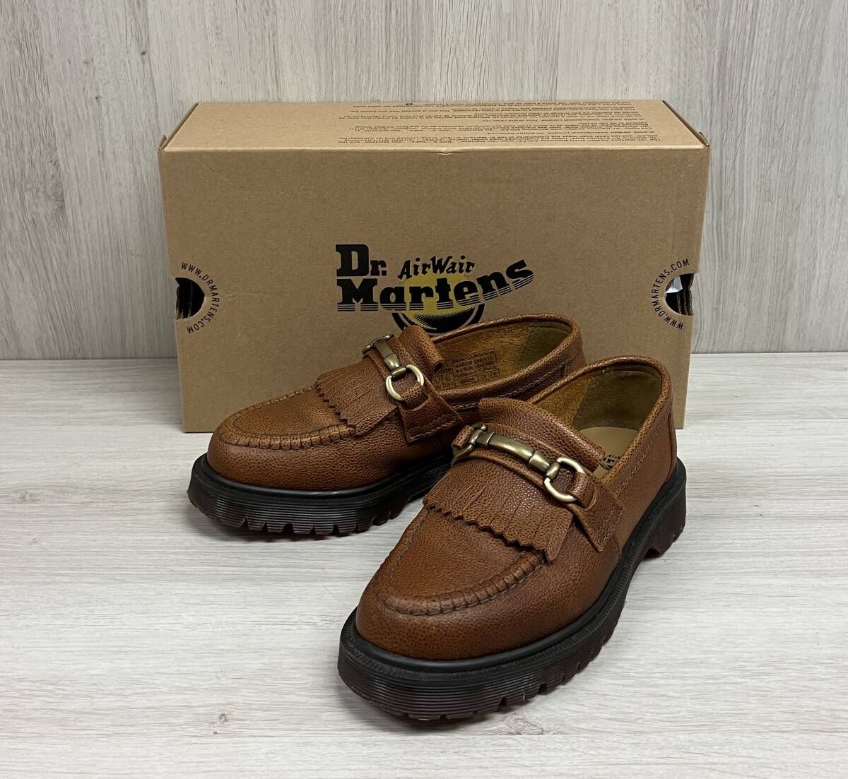 Dr Martens ドクターマーチン レディース タッセル ローファー Adrian Snaffle エイドリアン スナッフル AW 006 UK 4 ブラウン シューズ 革靴