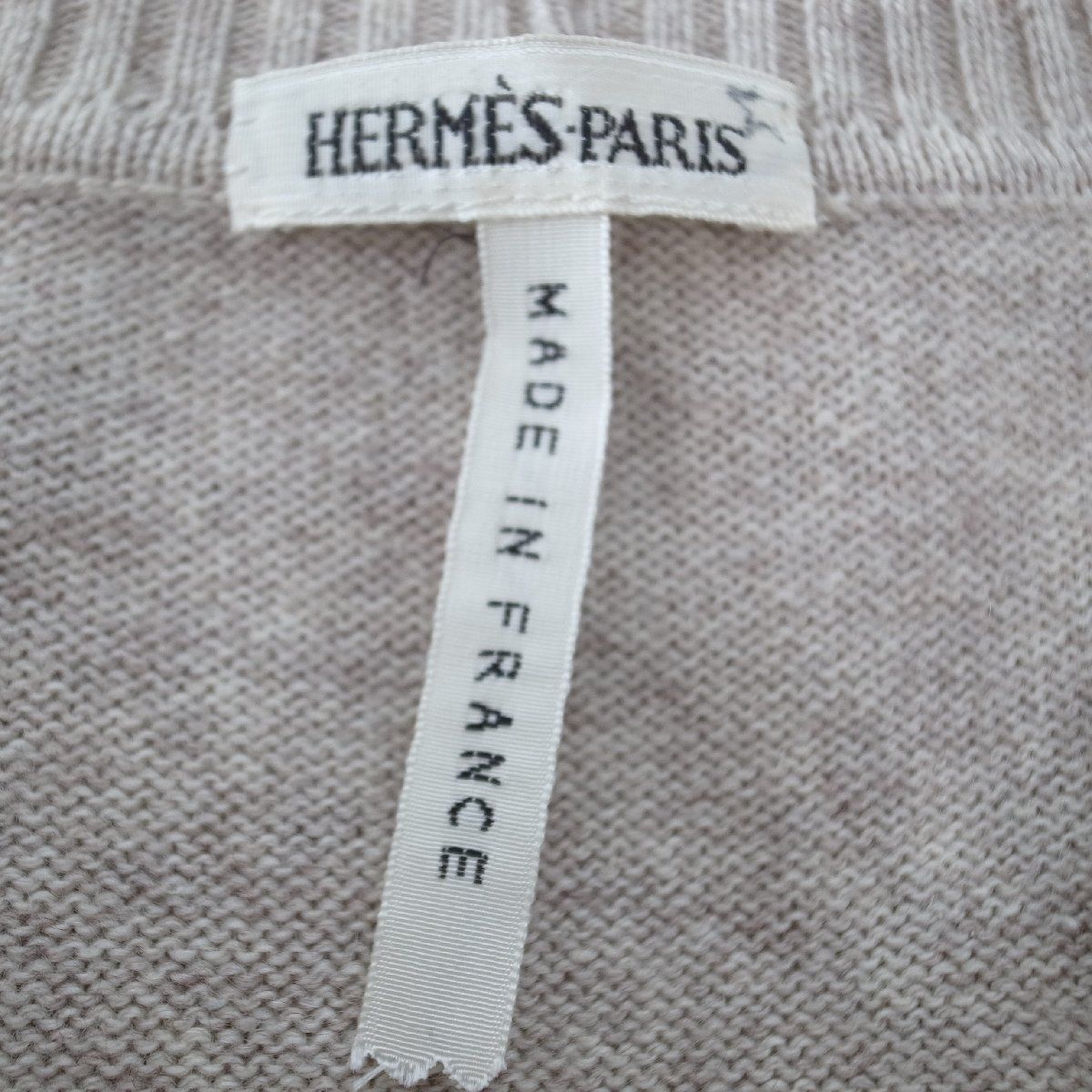 HERMES エルメス マルジェラ期 シルク×カシミヤ スカーフニット