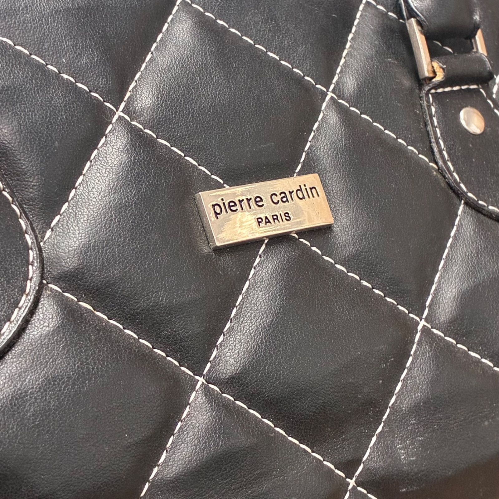 ピエールカルダン】pierre cardin キルティング ミニボストンバッグ