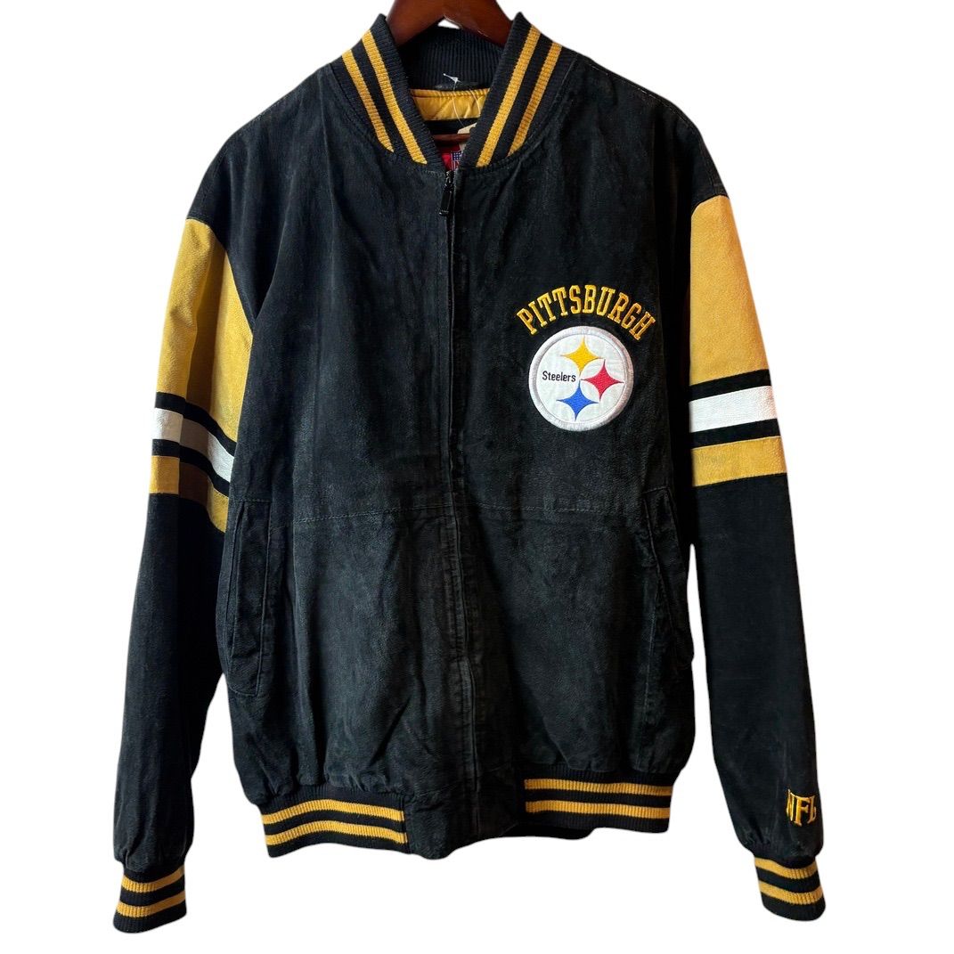 NFL Pittsburgh Steelers Suede Jacket Size XL - メルカリ