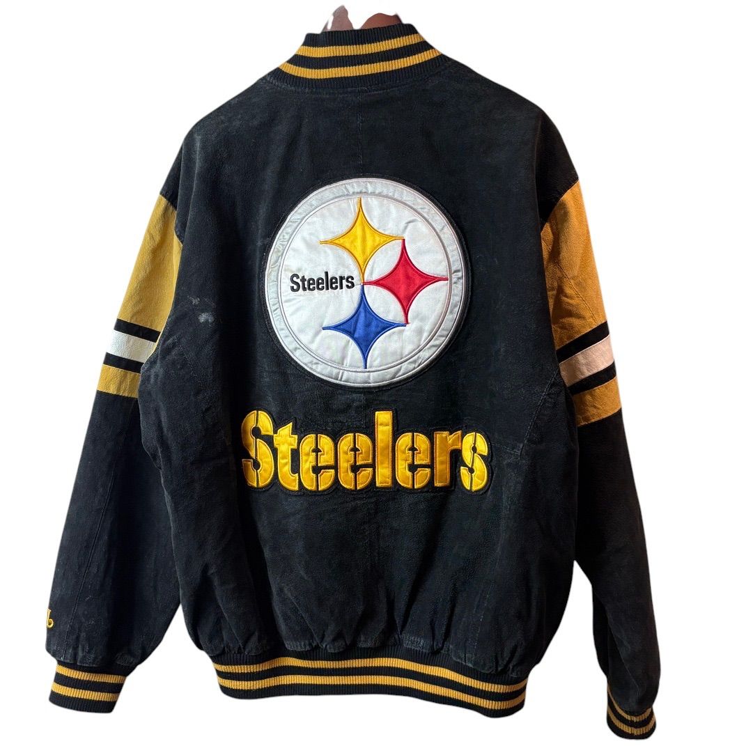 NFL Pittsburgh Steelers Suede Jacket Size XL - メルカリ