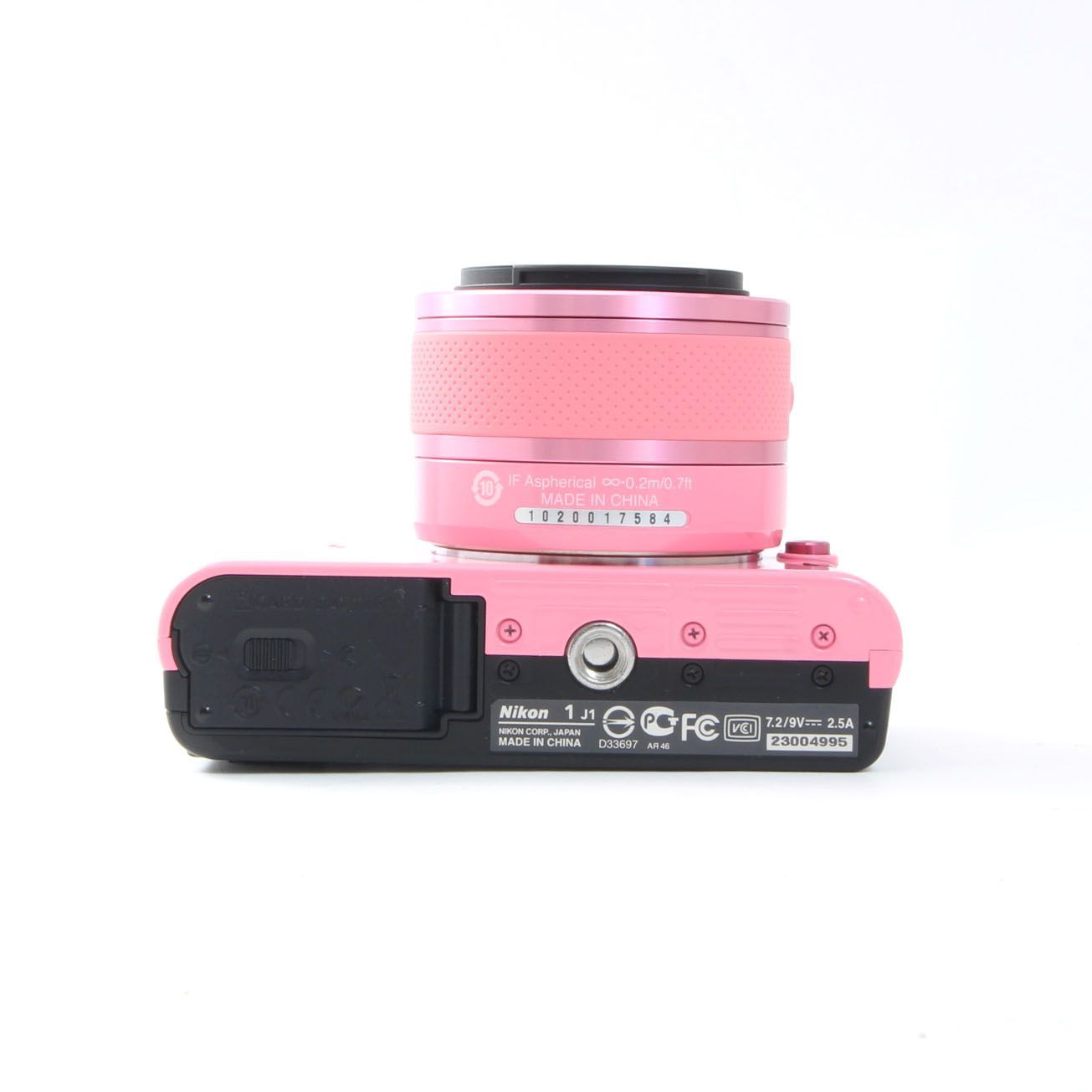 ニコン Nikon1 J1 ピンク + 1NIKKOR 10-30mm VR レンズセット