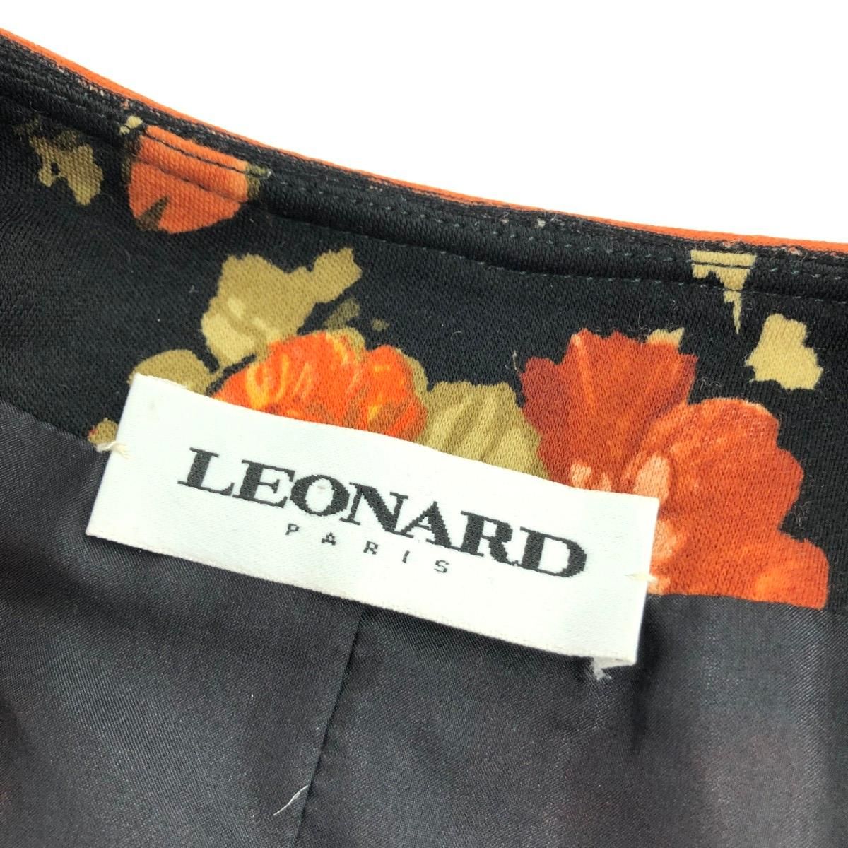 LEONARD レオナール 総柄ジャケット サイズ:38 メインライン/花柄