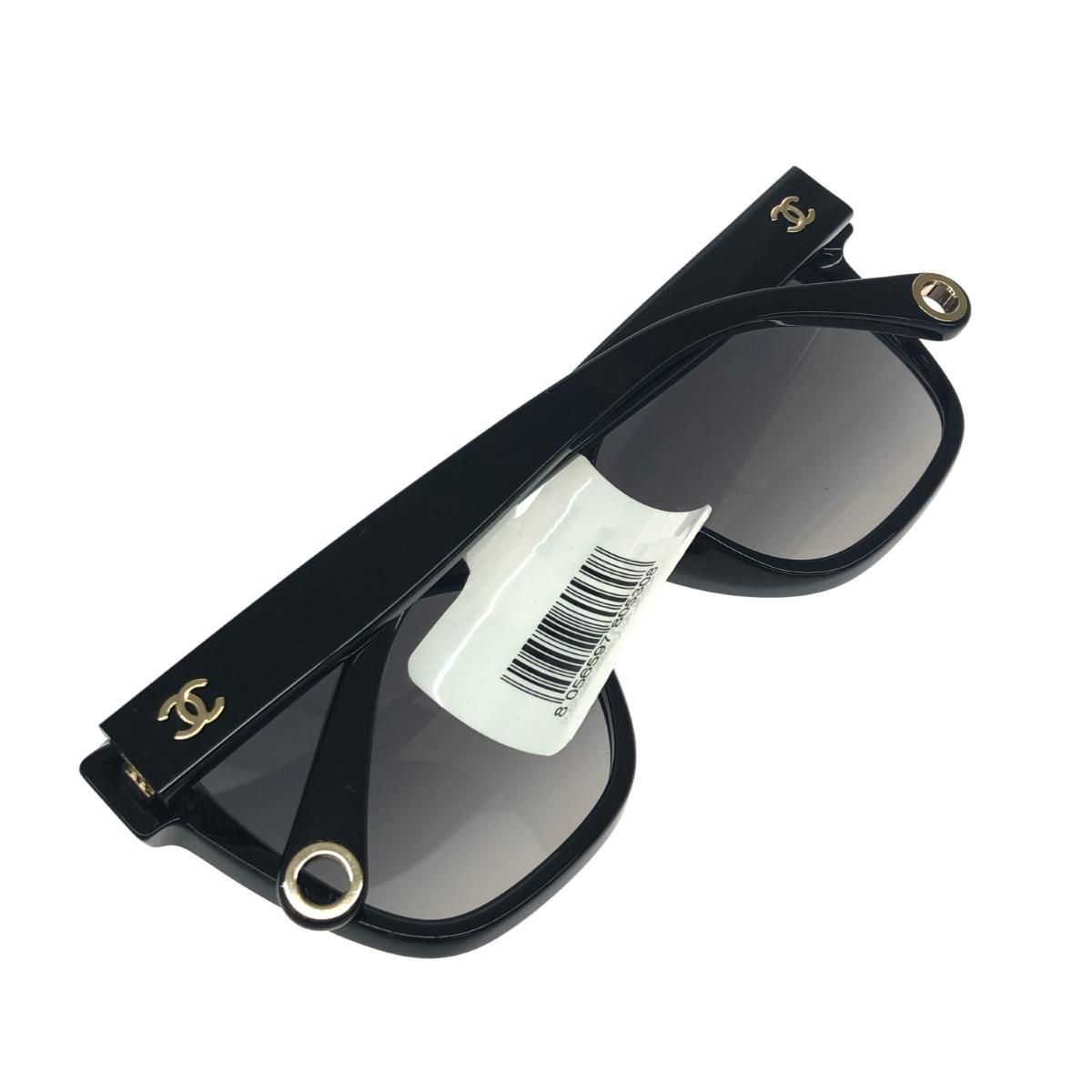 CHANEL シャネル サングラス ココマーク/チェーン付 5487 ブラック