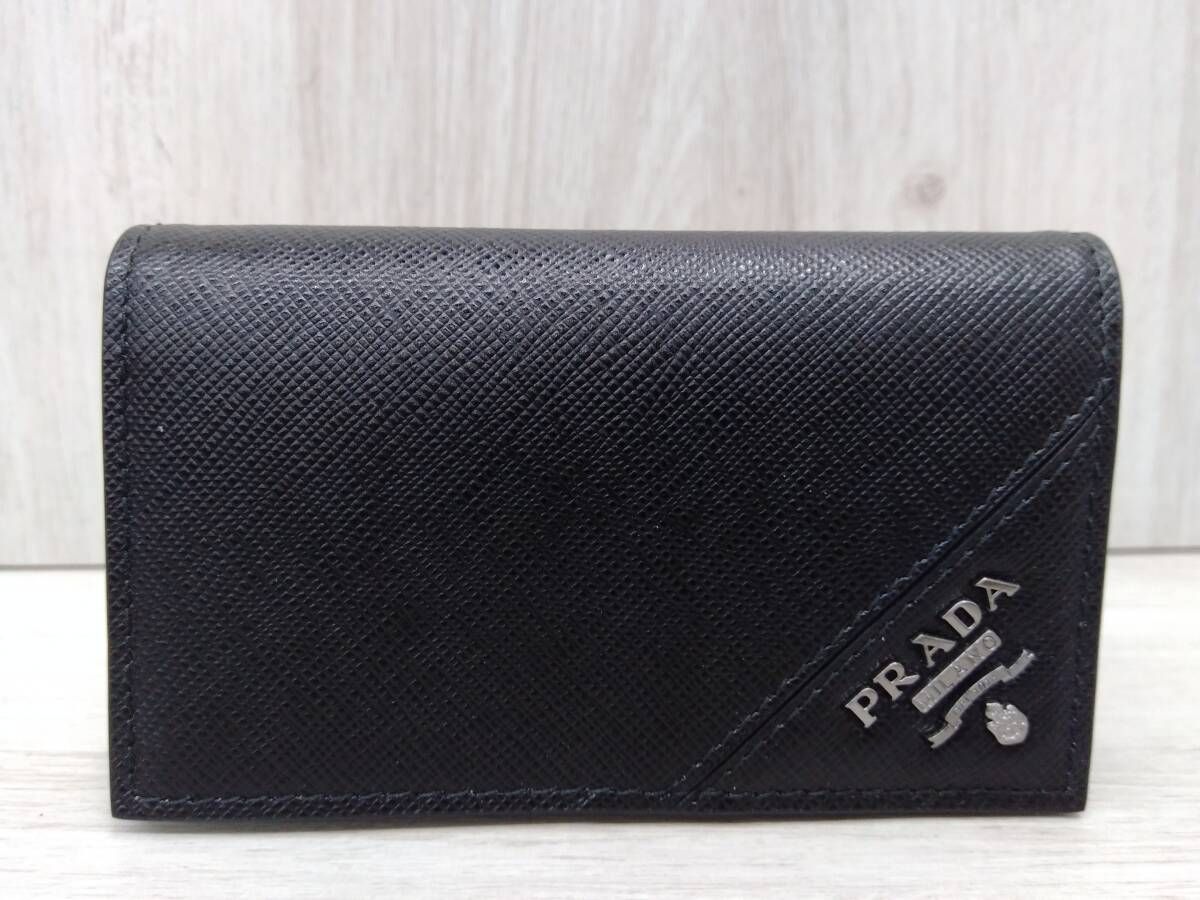 PRADA ブラック 名刺入れ 2MC122 楽天市場】プラダ【PRADA】2MC122 サフィアーノ カードケース