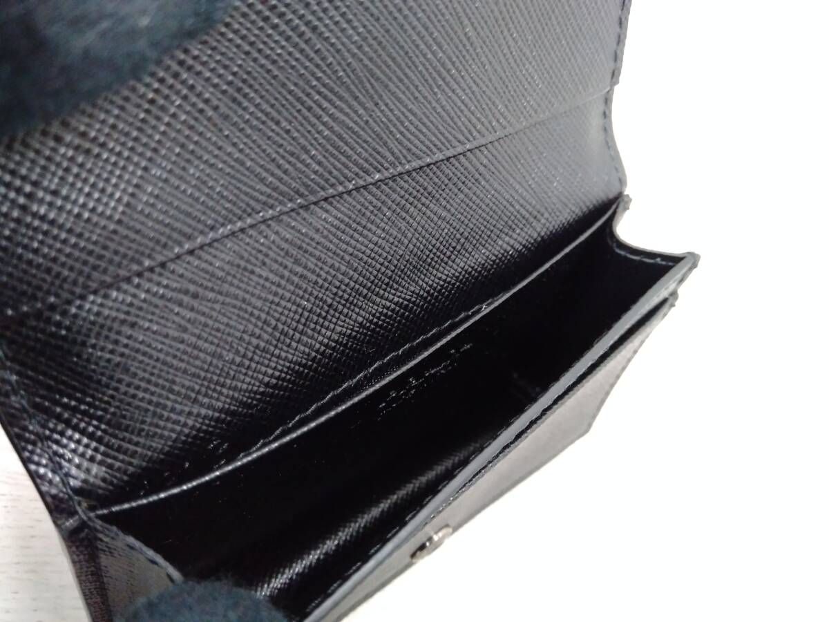  プラダ PRADA カードケース 名刺入れ 黒 2 MC 122 箱 ギャランティカード付 その他 小物