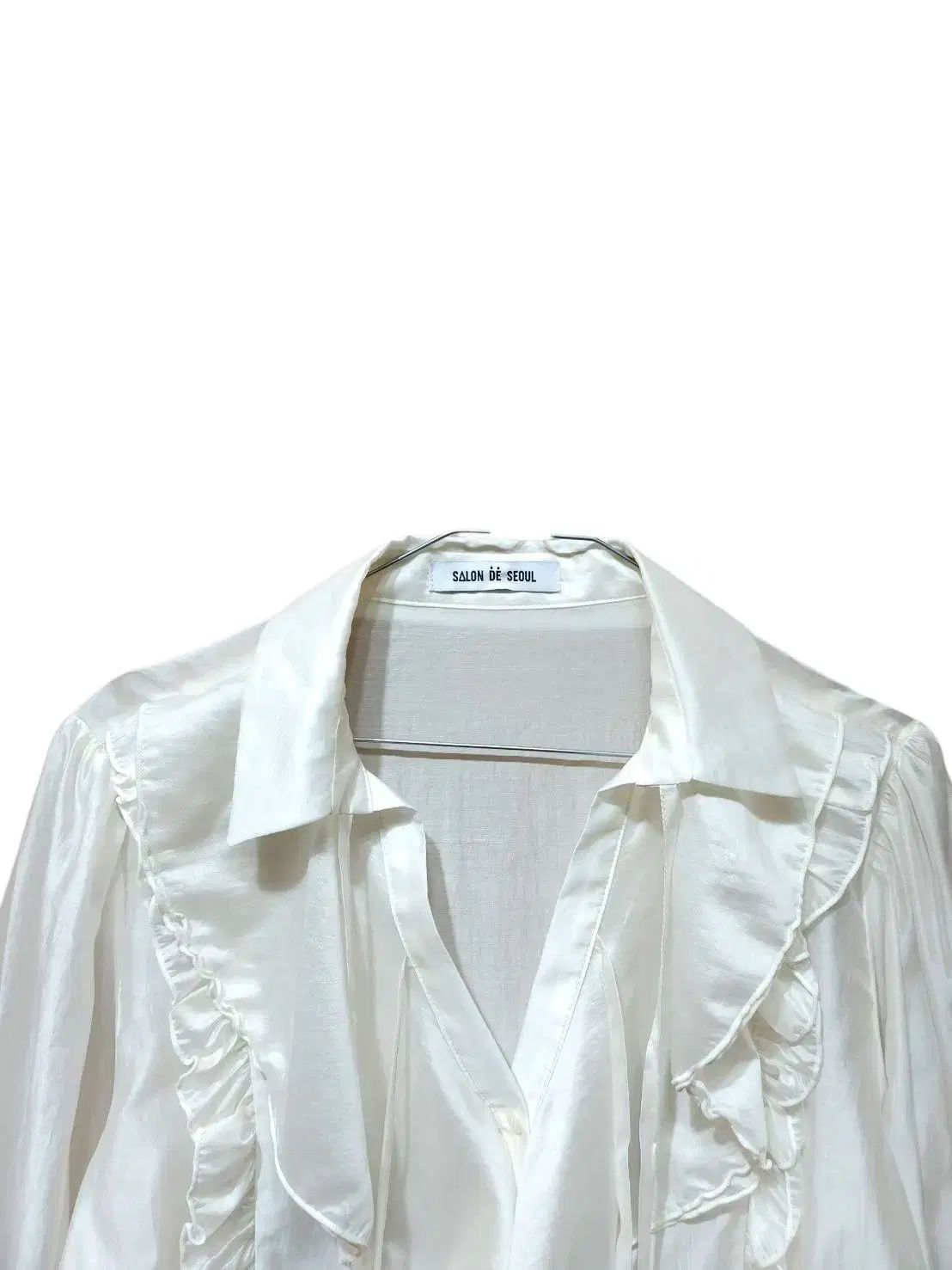 F サロンドソウル フリル フェミニン タイ ブラウス 1125