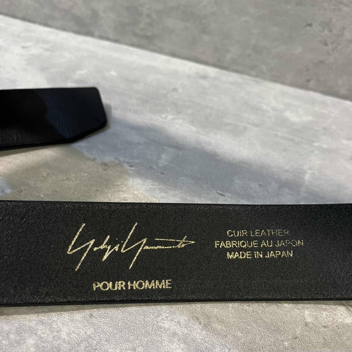 YOHJI ショップ YAMAMOTO POUR HOMME leather belt レザーベルト