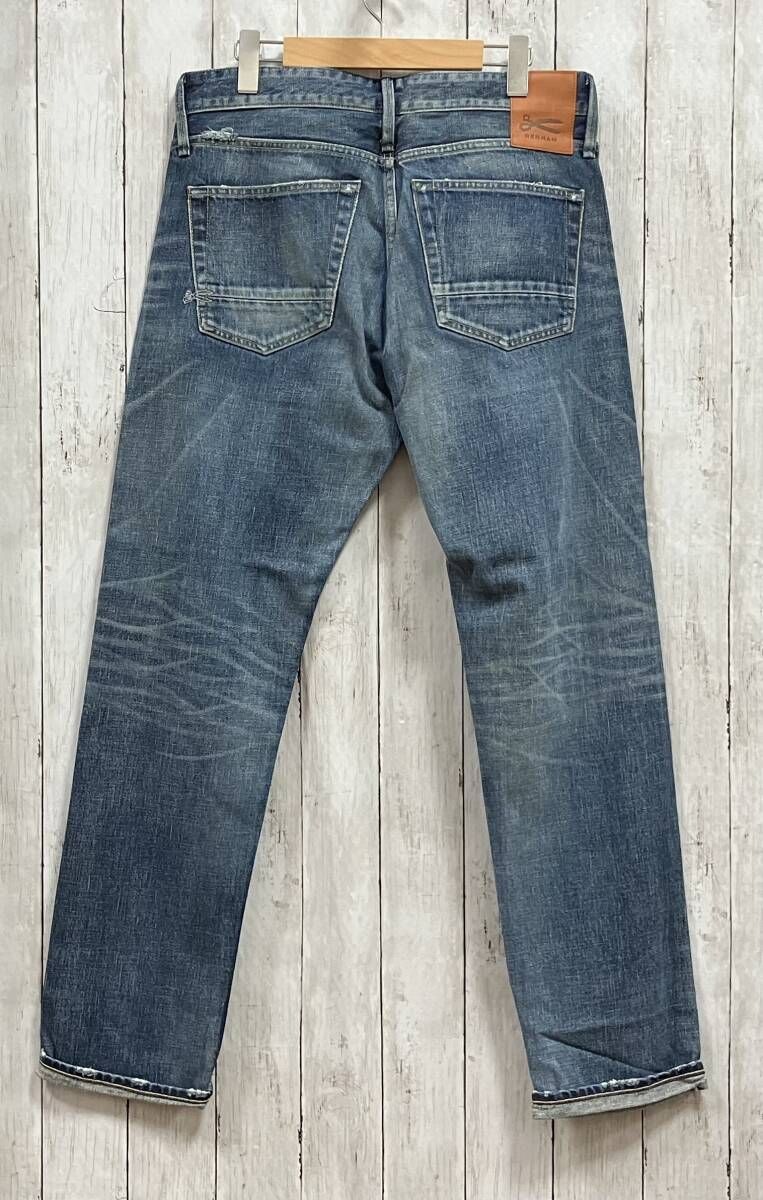 DENHAM デンハム デニムパンツ ジーンズ FORGE MID WASH 01-24-03-11-038 MADE IN JAPAN DENIM BLUE サイズW 32 M