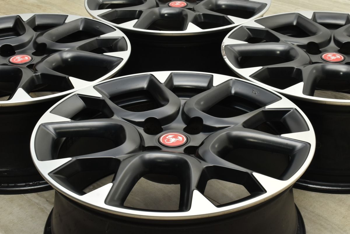 アバルト 595 コンペティツィオーネ 17 in 7 J 38 PCD 98 4本セット 品番 フィアット 500 流用 交換用