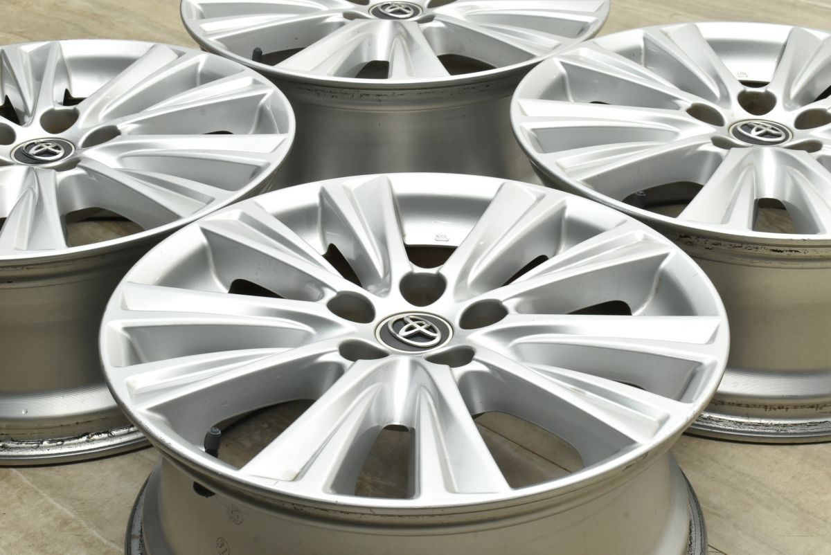 交換用に トヨタ 30 アルファード ヴェルファイア 18 in 7 5 J 45 PCD 114 3 4本セット カローラクロス ヤリスクロス ハリアー RAV 4