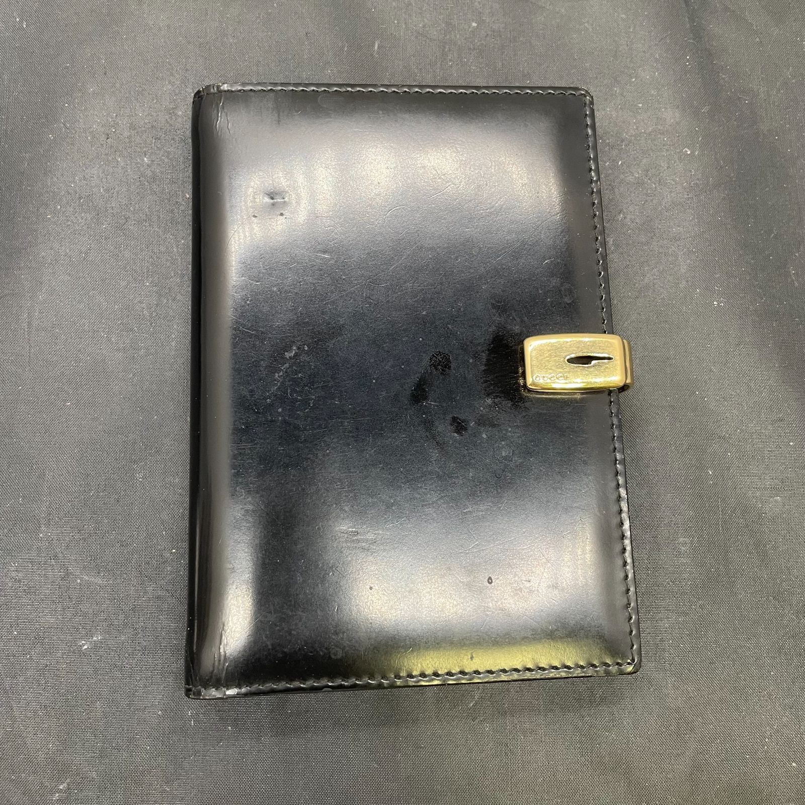 グッチ 手帳カバー 黒