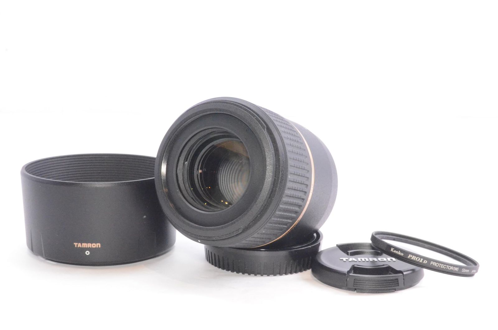 レンズフード付き tamron タムロン SP AF 60 mm F 2 DiII MACRO 1 キヤノン用 単焦点マクロレンズ