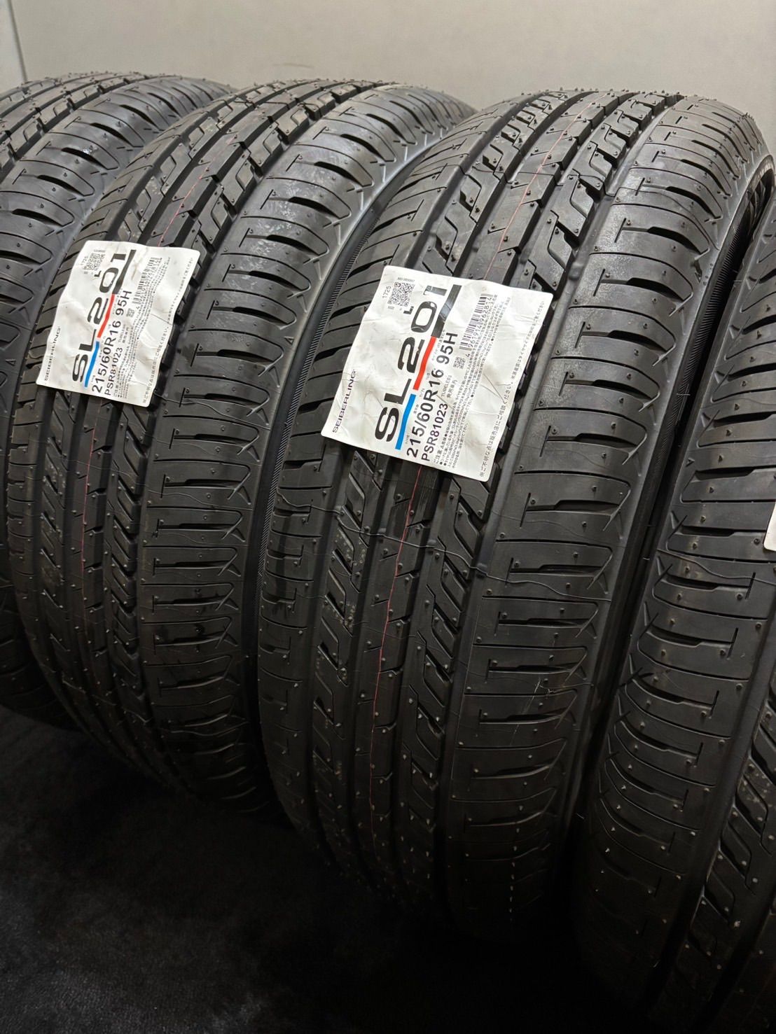 215 60 R 16 SL 201 25年製 夏タイヤ サマータイヤ 4本 クラウン ヴェゼル CX 3 2 K 875