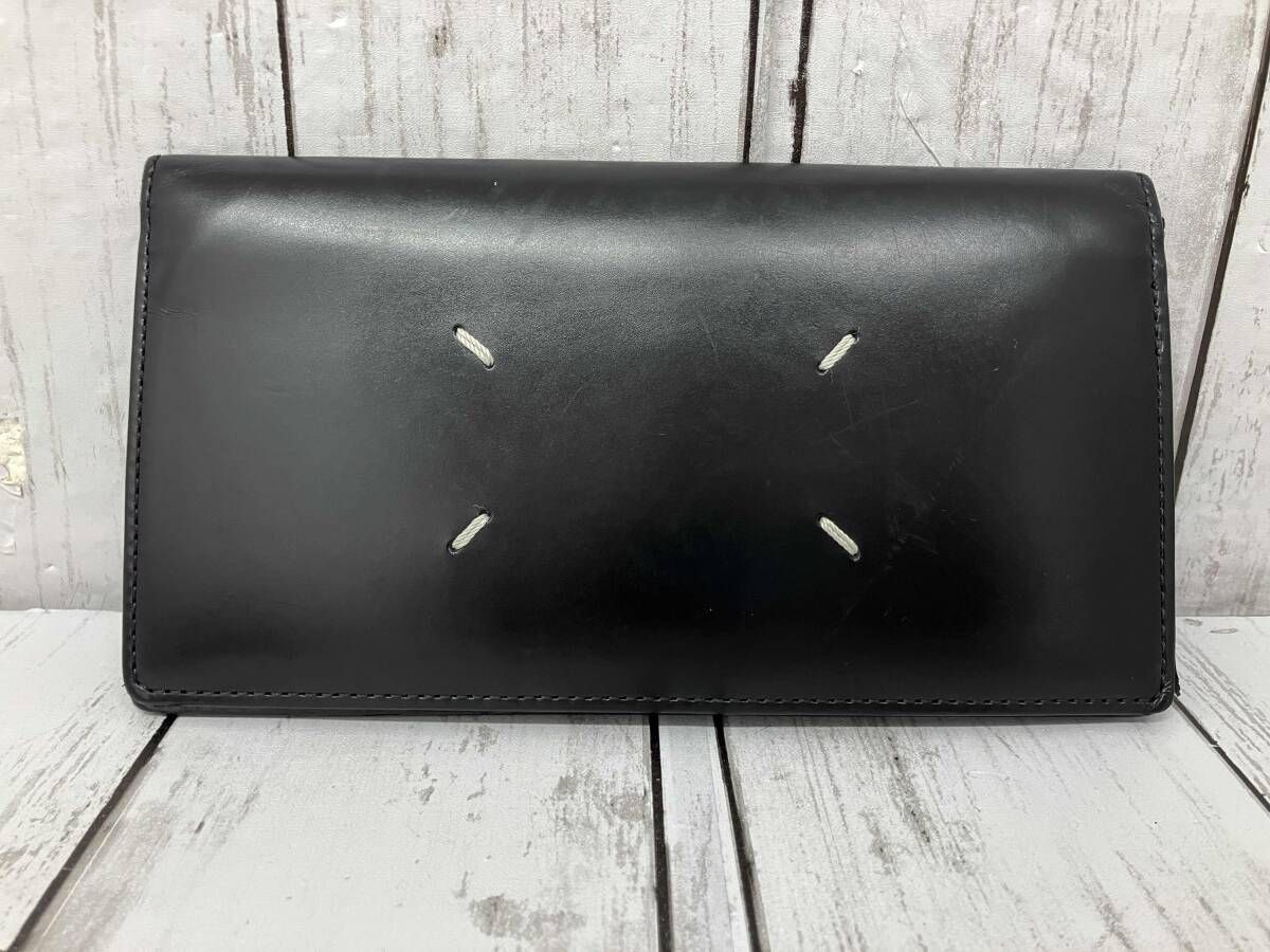 Maison Margiela ブラック カーフスキン 長財布