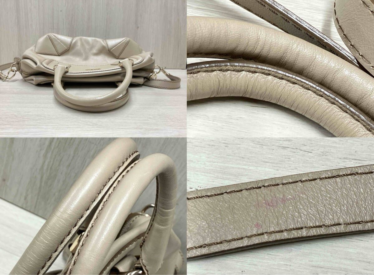  MAX MARA 2 way ハンドバッグ ショルダーバッグ ベージュ系 マックスマーラ その他 小物