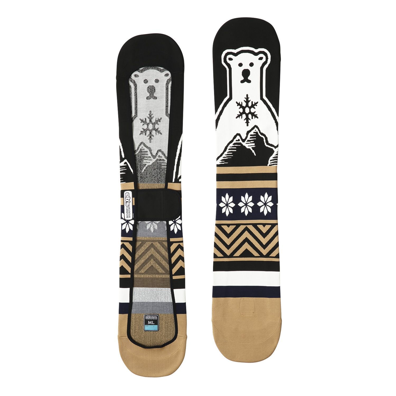 25 26 eb s Knit Cover BEAR ML BK BEIGE 11000