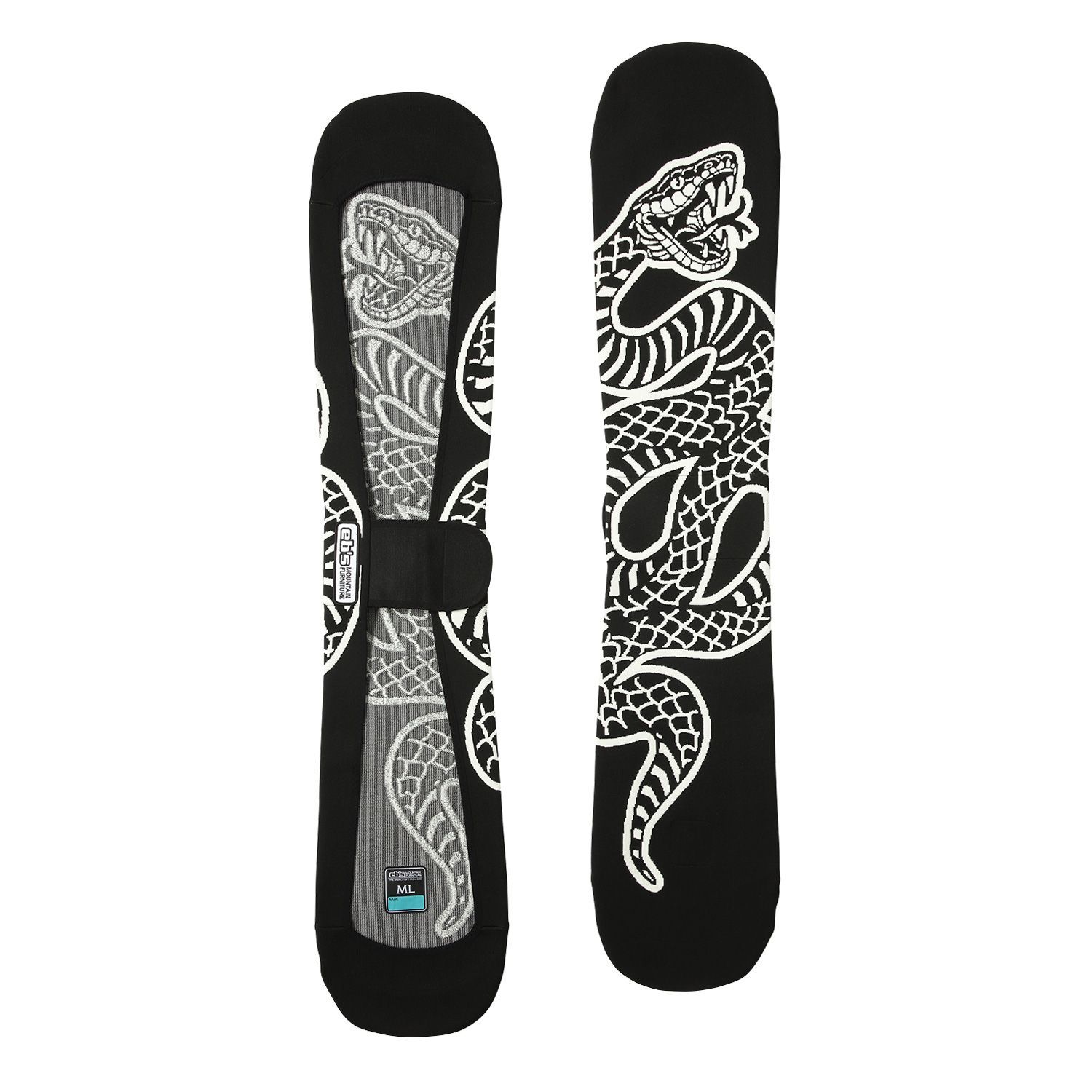 25 26 eb s Knit Cover SNAKE SM BLACK 11000