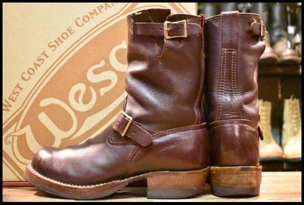 9E 箱付 良品 11年】WESCO ウエスコ カスタムボス バーガンディ 9