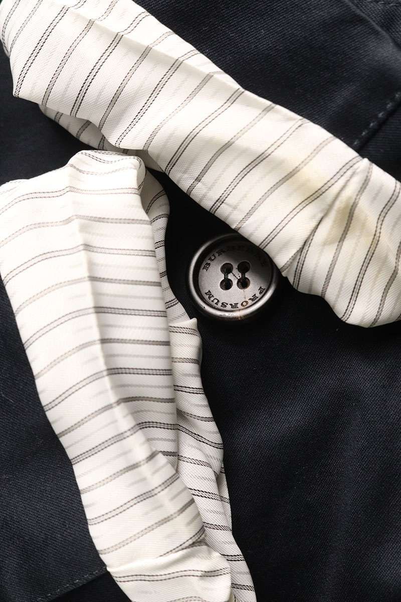 ウエストベルトトレンチコート メンズ