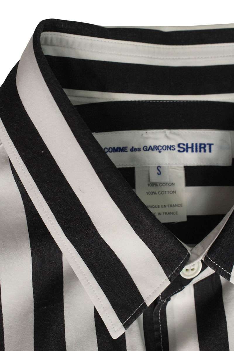 コム デ ギャルソン 長袖Tシャツ 白黒ストライプ 楽天市場