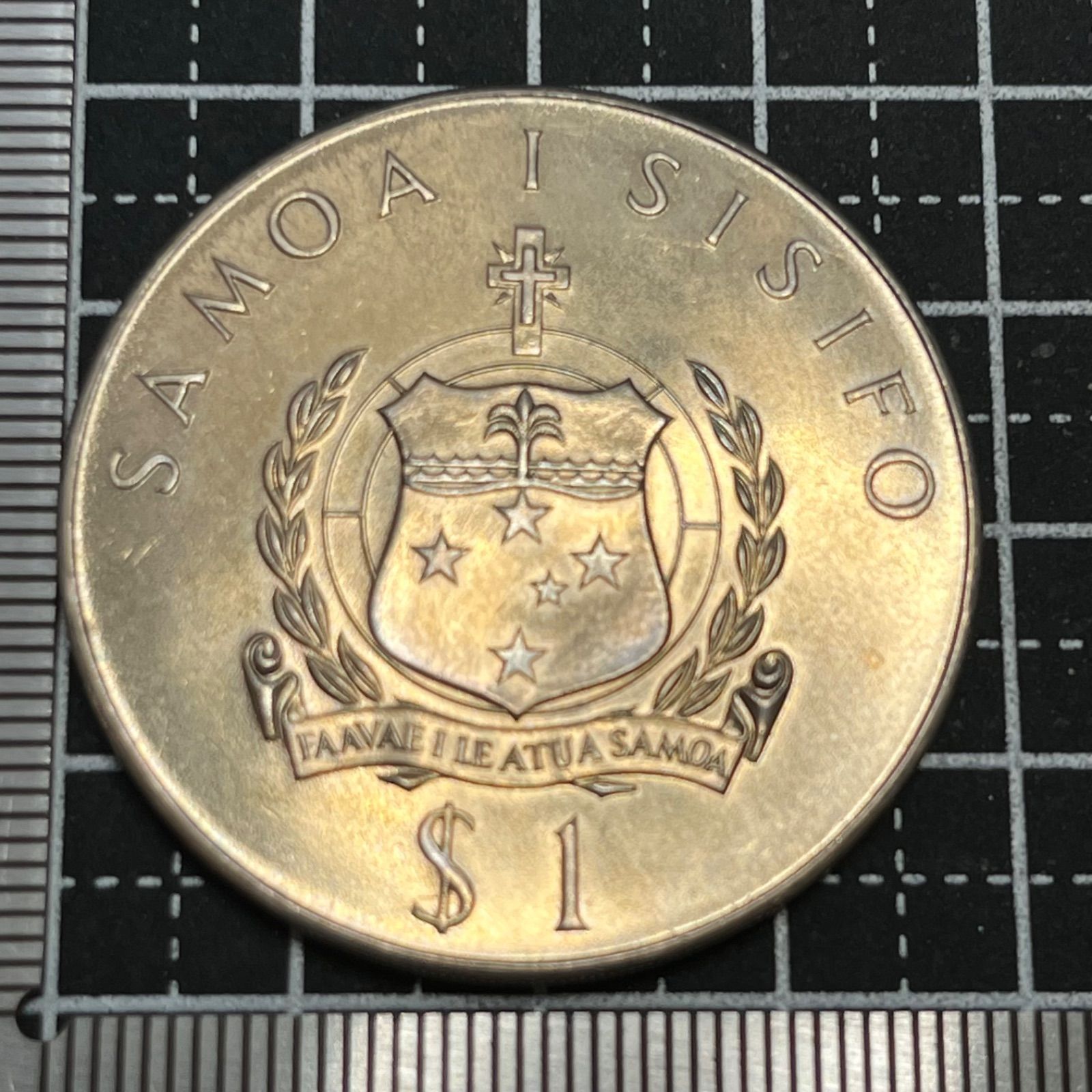 1974年 西サモア 1ドル 記念銀貨 プルーフ 未使用】1974年 サモア 1ドル コモンウェルスゲームズ記念／ボクシング