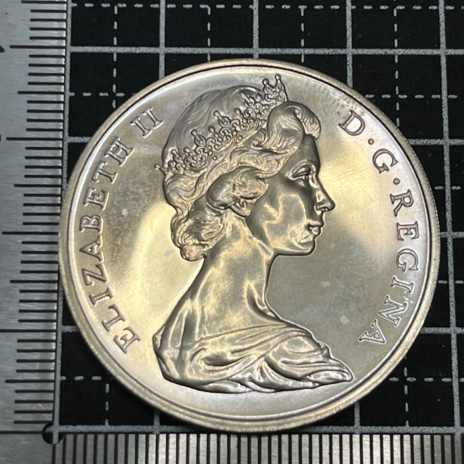 希少【プルーフ硬貨】1969年 タークス＆カイコス諸島 1クラウン／発行