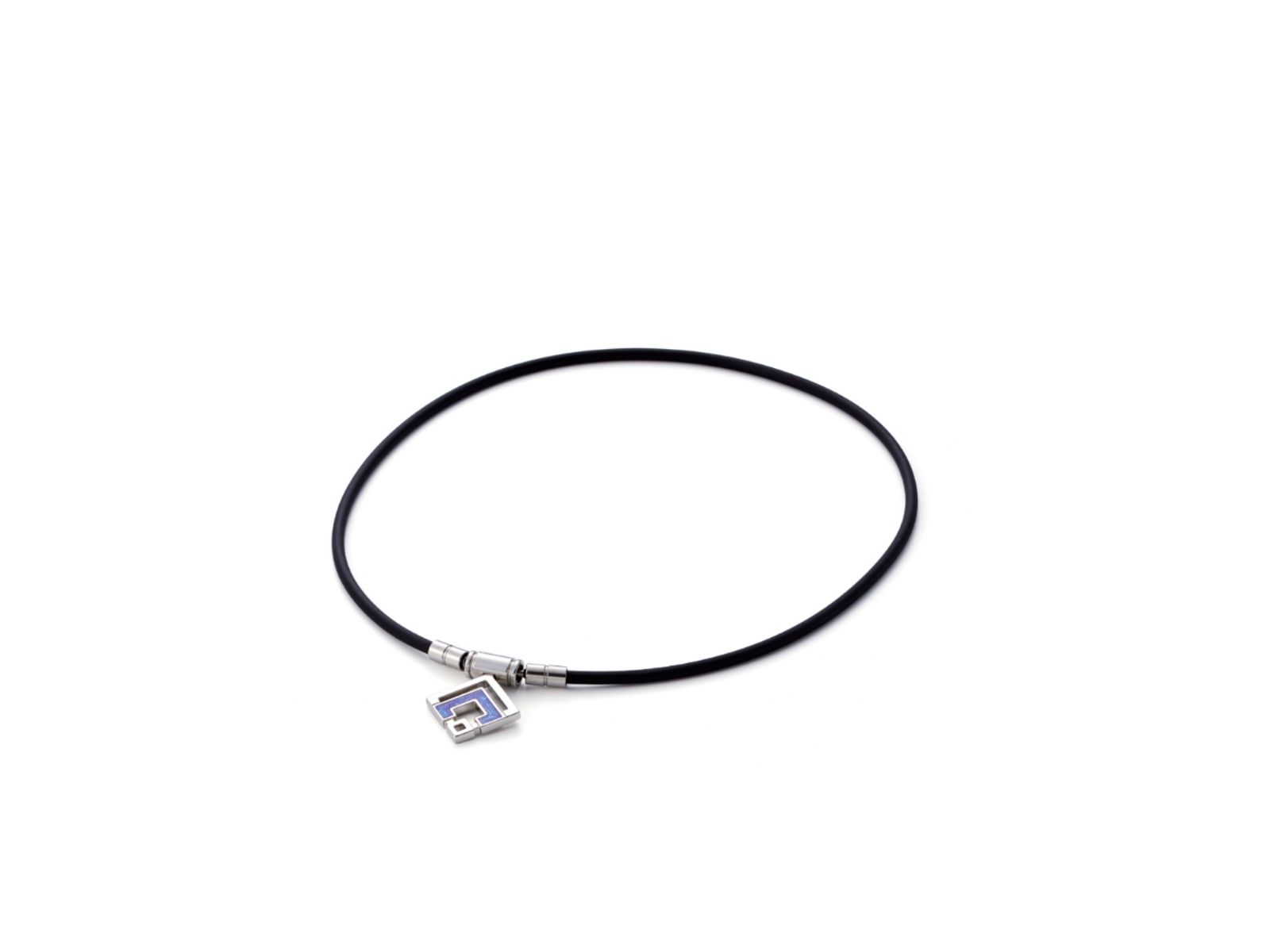 ムラサキパーク Colantotte コラントッテ TAO 磁気ネックレス スリム アランミニ ABARO 07 シルバー ブラック