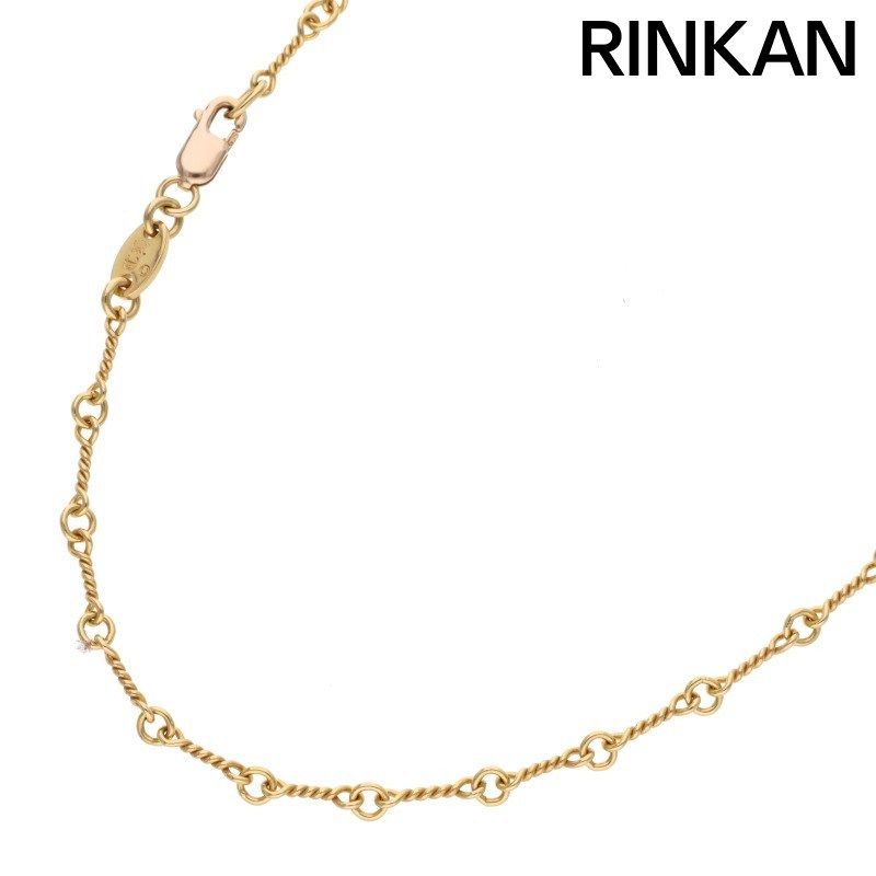 クロムハーツ 22K NECKCHAIN T18/ツイストチェーン18inch ゴールド