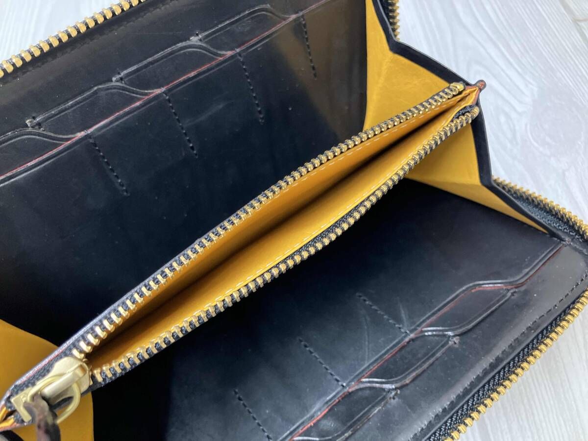 GANZO GUD2 ガンゾ ラウンドファスナー 長財布 ブラック - メルカリ