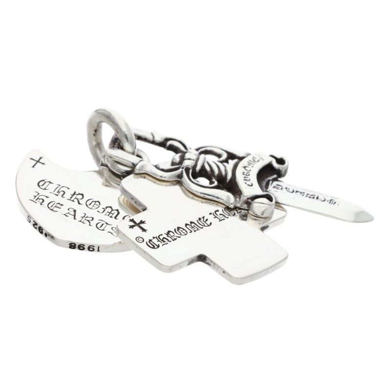 クロムハーツ 3TRINKETS/スリートリンケッツペンダント シルバー