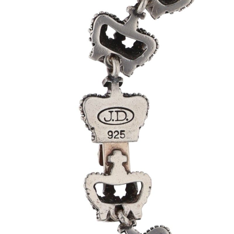 ジャスティンデイビス クラウンシルバーブレスレット メンズ - メルカリ