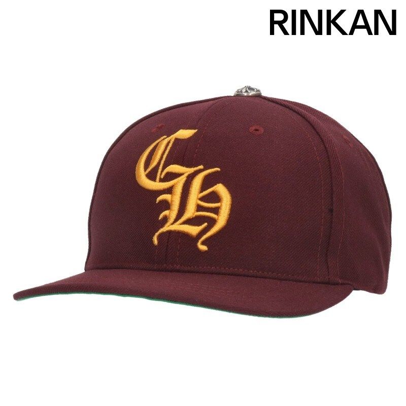 クロムハーツ 6 PANEL ON FIELD BSBL CAP CH刺繍ベースボール帽子 メンズ