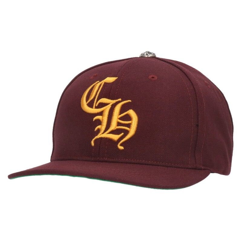 クロムハーツ 6 PANEL ON FIELD BSBL CAP CH刺繍ベースボール帽子 メンズ