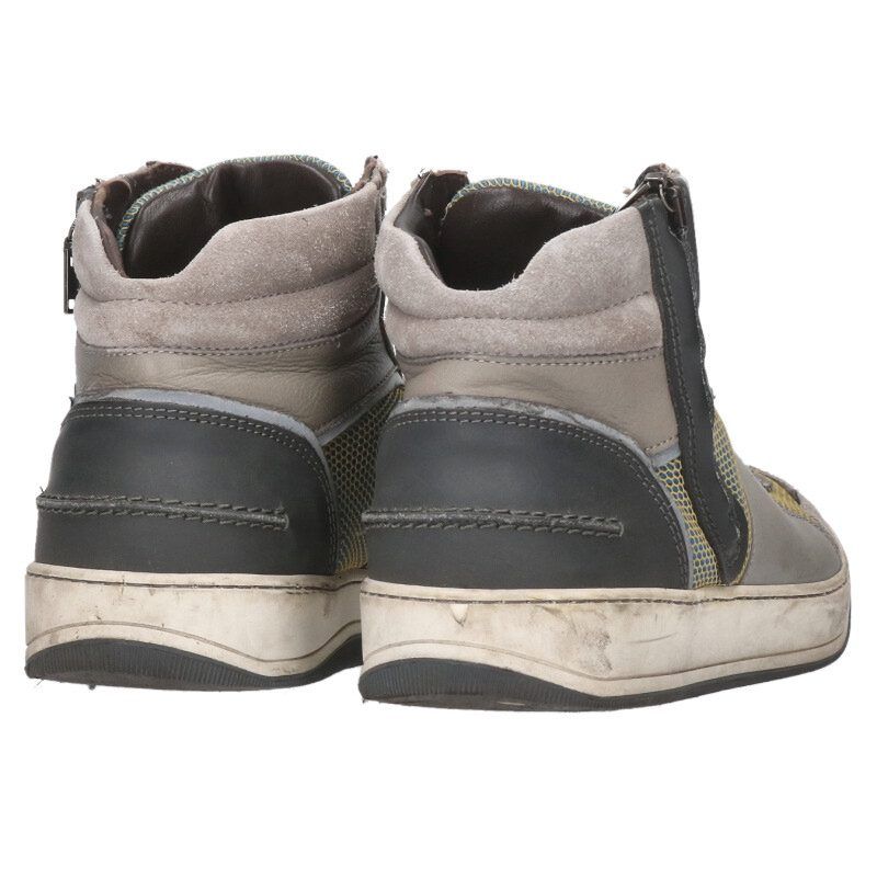 【美品】クリスチャンルブタン　ハイカットスニーカー　25.5cm ランバン ミッドカットレースアップスニーカー メンズ 6