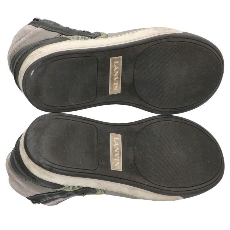 【美品】クリスチャンルブタン　ハイカットスニーカー　25.5cm ランバン ミッドカットレースアップスニーカー メンズ 6